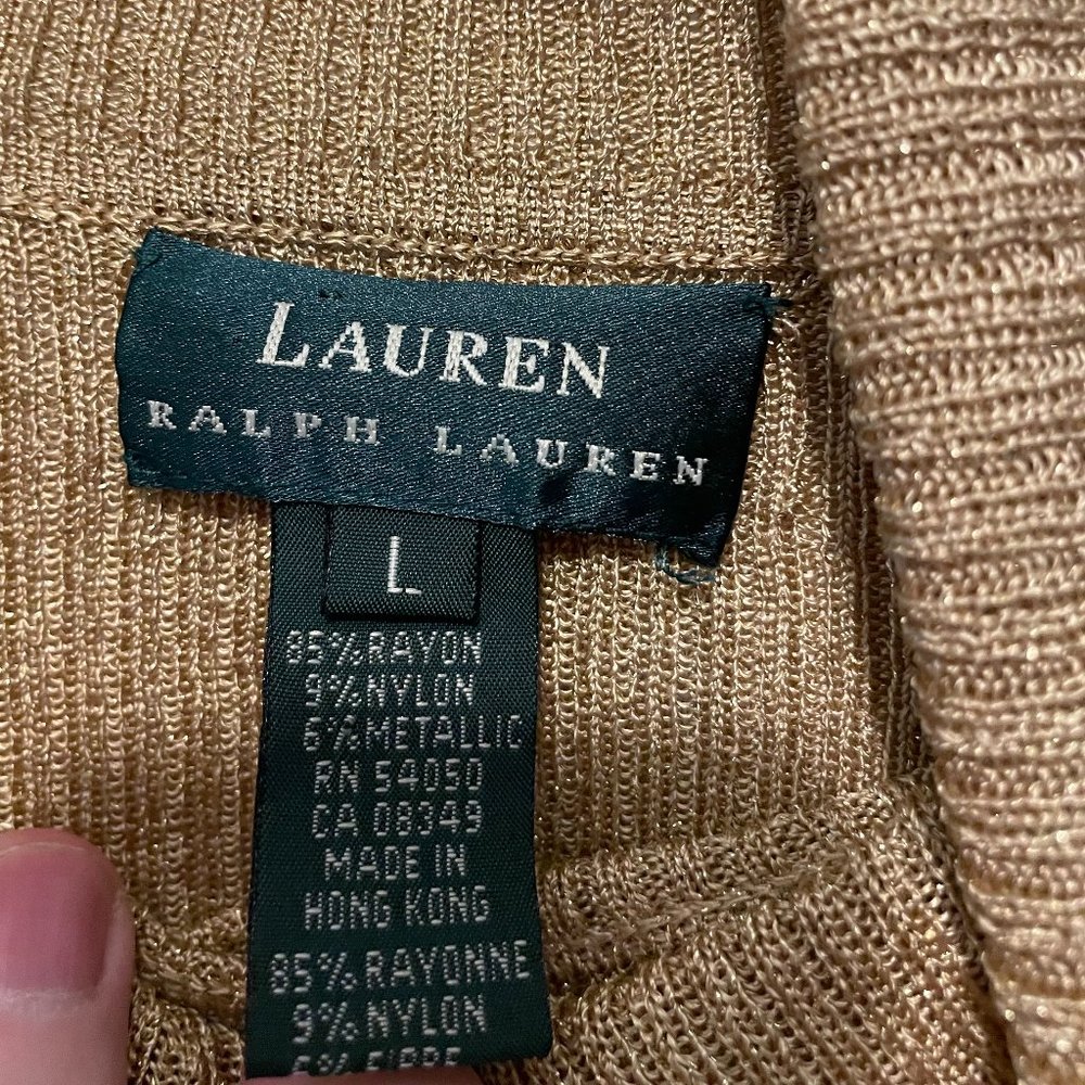 Women's Long Sleeve Fitted Ribbed Turtle Neck Sweater - Picture 3 of 4